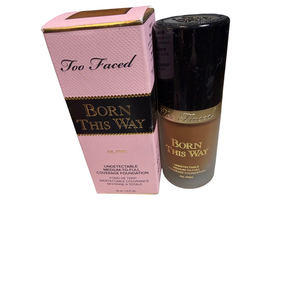 Too Faced Born This Way Foundation Hazelnut Medium-to-Full Coverage Oil-Free 1oz
